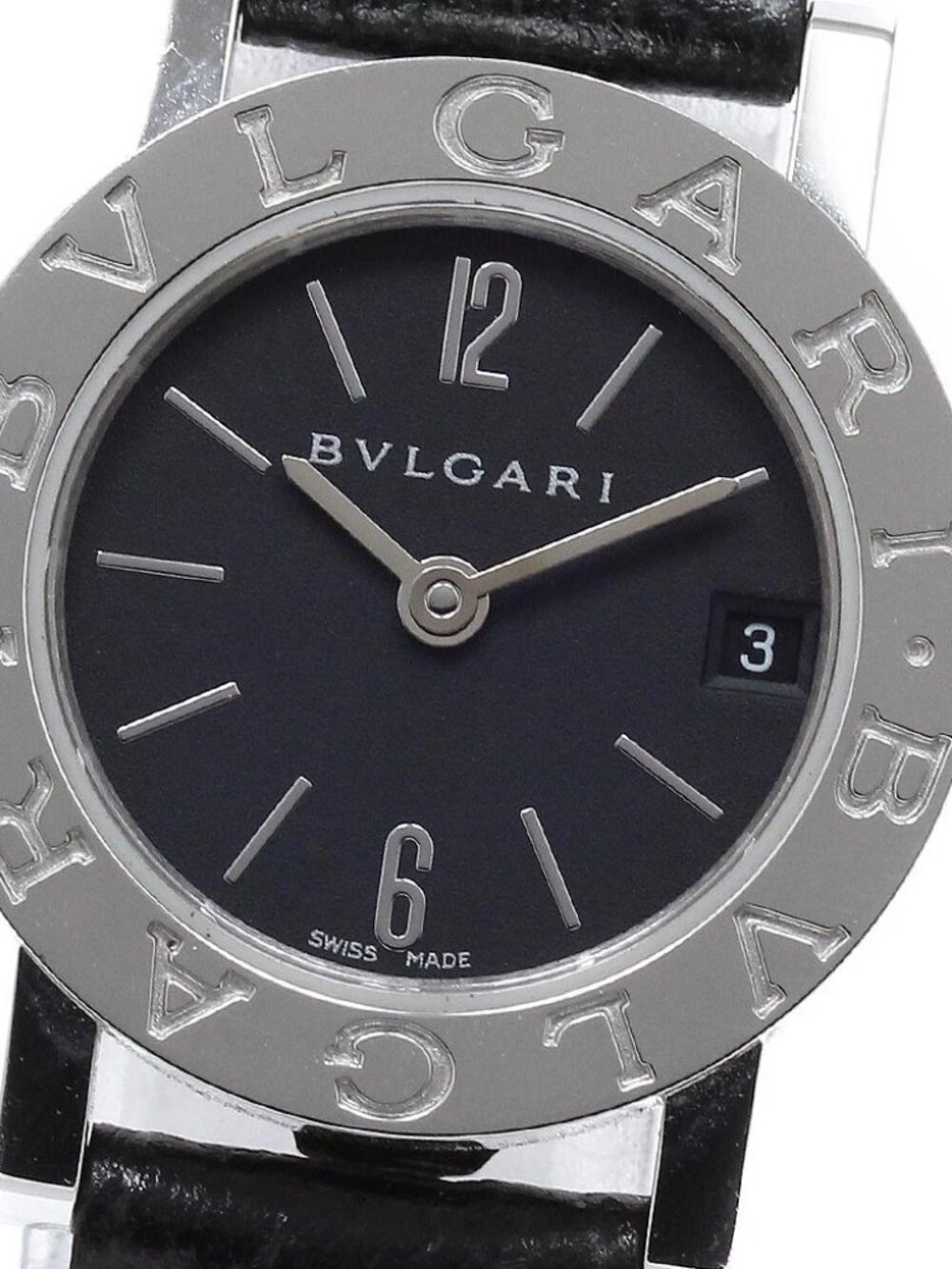 BVLGARI BVLGARIBVLGARI BB23SL Date Black Dial Quartz Ladies Watch_961653
